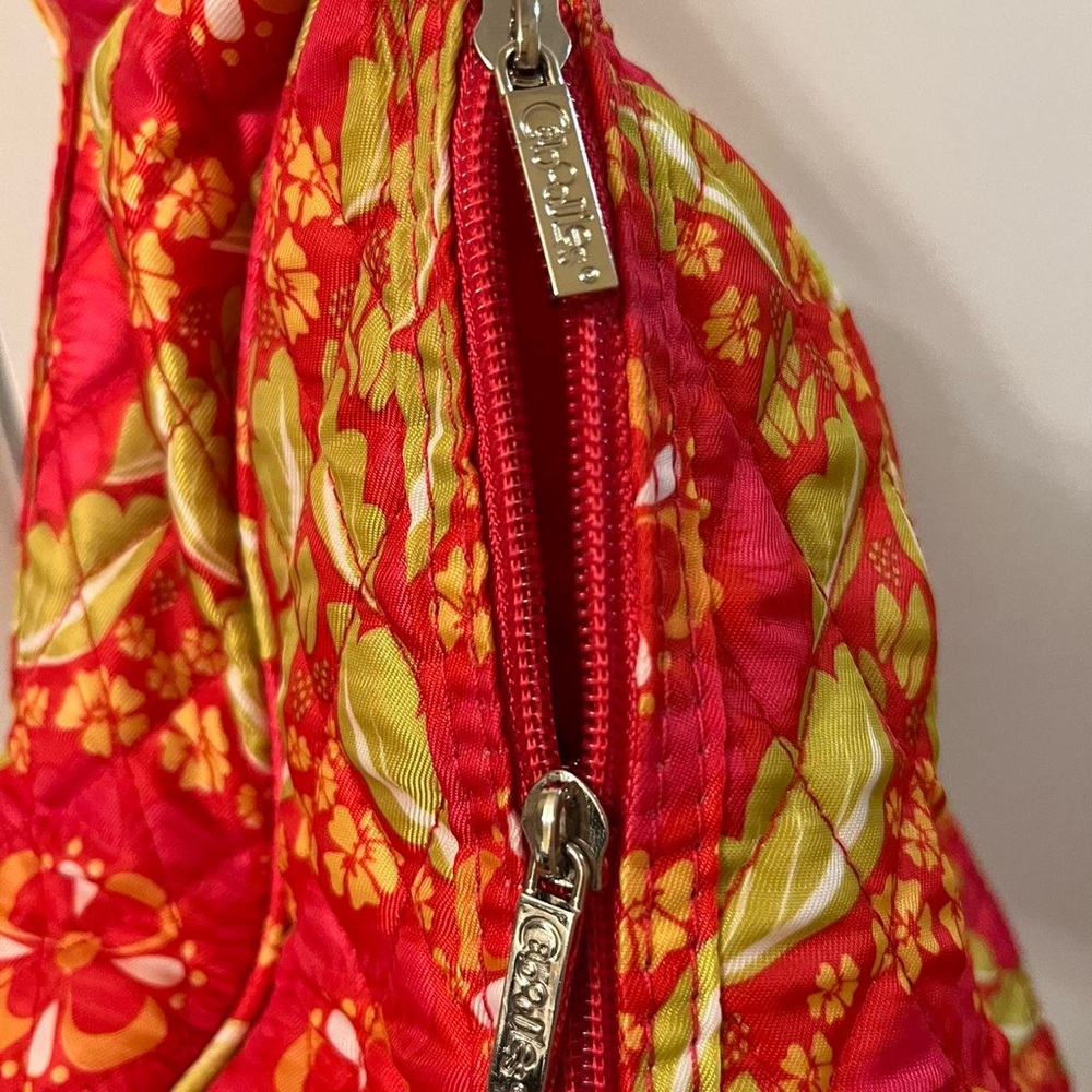 Caboodles Red and Green Floral Tote Bag - Picture 4 of 12